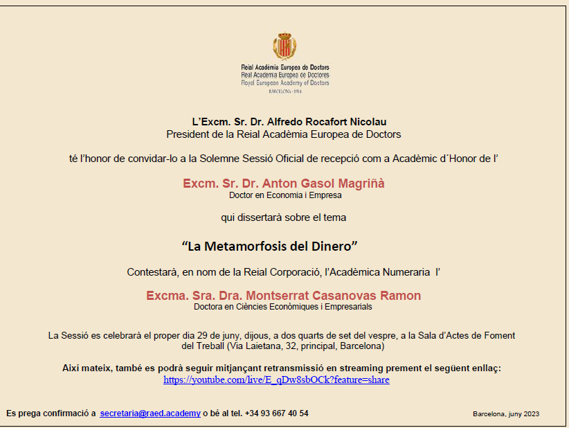 Invitacio conferència A. Gasol